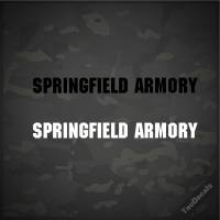 สติกเกอร์ติดกล่องปืน Springfiel d Armory สติกเกอร์ติดรถยนต์ กล่องปืน กว้าง15/20cm