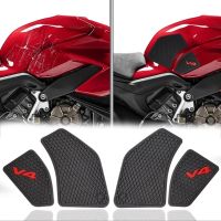 สำหรับ Ducati V4 Panigale V4S V4 S 2018 2019 2020 2021ถังน้ำมันแผ่นจับเข่า