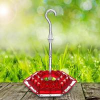 Garden Hummingbird Feeder 12oz Bird Feeder With 30 Feeding Ports Outdoor Plastic Long Tube Bird Feeder Humming bird Bird Feede