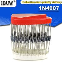 100PCS 1N4007 4007 1A 1000V DO-41 ไดโอดวงจรเรียงกระแสคุณภาพสูง IN4007 1n4007