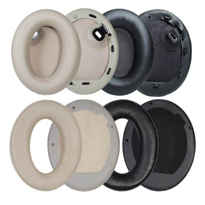 Soft Protein Leather Memory Foam Ear Pads Cushions Replacement Earpads