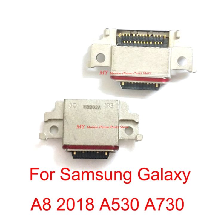 สำหรับ Samsung Galaxy A8 A530 A730 Sm-a530f Sm-a530ds ชิ้นส่วนซ็อกเก็ตบอร์ดเชื่อมต่อพอร์ตแท่นชาร์จ Usb ชนิด C