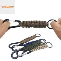 ECLK0G สำหรับกุญแจ Paracord เชือกผูกถักพวงกุญแจกลางแจ้งตะขอเครื่องมือกลางแจ้ง