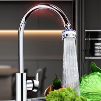 Splash Proof Faucet 360 Degree Rotation Faucet Stainless Steel Stream Sprayer Connector Tap Water Filter Kitchen Tap Components