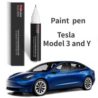 hot【DT】 Suitable for Tesla model 3 and Y blue paint touch-up pen  Roadster accessories car boss wheel Hub repair