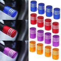 4pcs Anodized Aluminum Car Wheel Tyre Tire Air Valve Stem Screws Caps Cover for Auto Truck SUV Bike Valve Caps Car Accessories