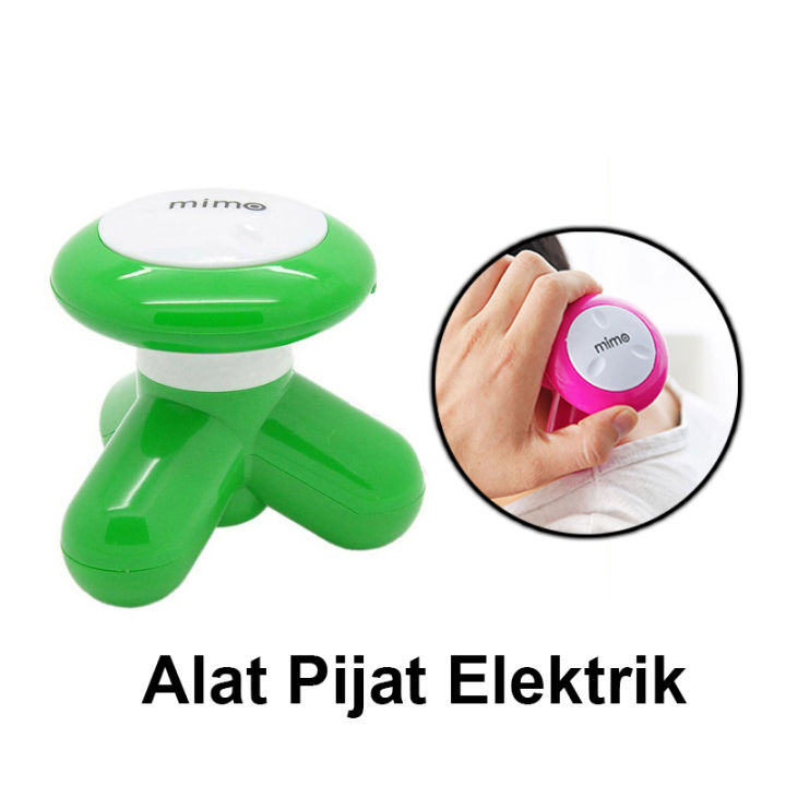 Mimo Alat Pijat Elektrik Kepala Alat Pijit Punggung Kaki Leher Mini Massager Toko Bagus Kita