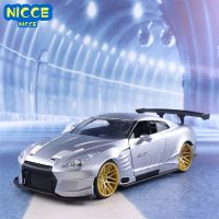 Nicce 1:24 2009รถ Nissan GT-R R35 BEN SOPRA รถสปอร์ตรถของเล่นหุ่นอัลลอยโลหะรถ Diecast J496ของสะสมของขวัญสำหรับเด็ก