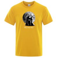 Anime T Shirt Japanese Anime One Punch Man Saitama Tshirt Men Gray Cotton Tee Shirt Gildan