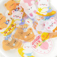 40pcsbag Cute Cartoon Stickers Journal Stationery Flakes Scrapbooking DIY Decorative Stickers