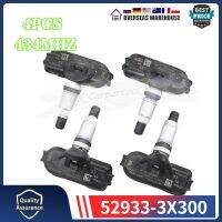 เซ็นเซอร์แรงดันยางสำหรับ Hyundai Elantra [HD] [MD] 2010-2015เซ็นเซอร์ความดันระบบควบคุมยาง TPMS 52933-3X300 4ชิ้น Mengye