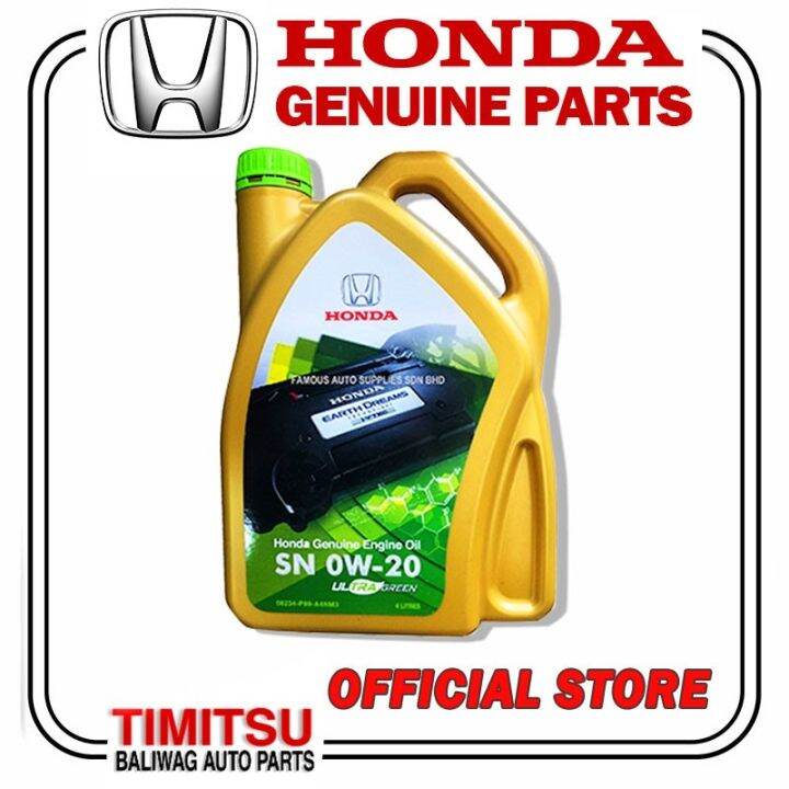 FULLY SYNTHETIC ULTRA GREEN SN 0W-20 ENGINE OIL (4 Liters) PART NO ...