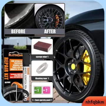 Alloy Wheel Repair Kit Wheel Scratch Repair Kit Car Rim Scratch Repair Kit  Universal Color For