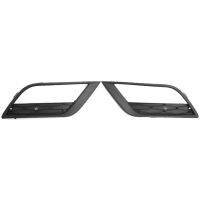 2PCS Front Bumper Lower Fog Light Grilles for Seat MK4 Facelift 2013-2016