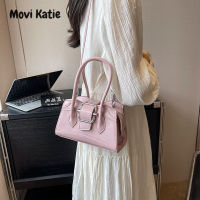 Movi Katie กระเป๋าถือกระเป๋าผู้หญิงสะพายพาดลำตัวสีทึบ PU,กระเป๋าสะพายกระเป๋าสะพายของผู้หญิงสำหรับผู้หญิงหรูหราสำหรับใส่ทำงานในชีวิตประจำวัน