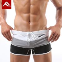 Swimming Trunks For Men Swim Shorts Sexy Gay Swimsuit Beach Surf Boxers Briefs Bathing Suit Desmiit Swimwear Underpants Melting