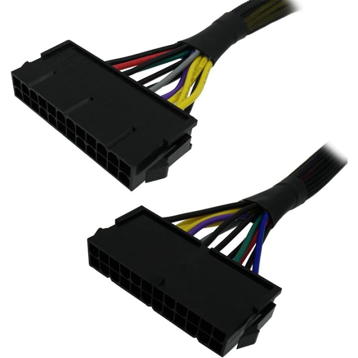 24-pin-to-14-pin-atx-psu-main-power-adapter-braided-sleeved-cable-for-ibm-for-lenovo-pc-and-servers-12-inch-30cm