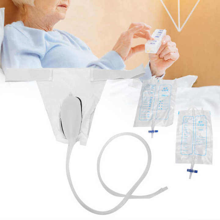 [HOT] Female Urine Collection Bag Reusable Silicone Urinal Bedridden