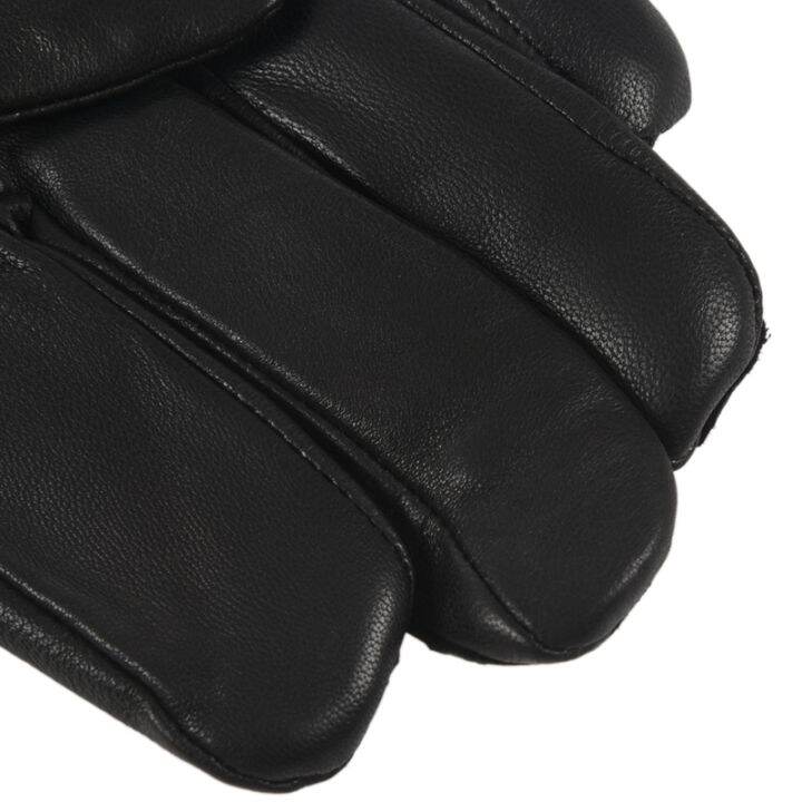 mens-winter-leather-single-button-driving-gloves