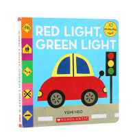 Spot imported English original genuine point reading version red light, green light red light, green light traffic rules cognition enlightenment fun flipping Book Childrens Enlightenment cognition paperboard book