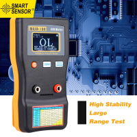 Smart Sensor MESR-100 ESRความจุโอห์มเมตรProfessionalการวัดความต้านทานตัวเก็บประจุCapacitorตัวทดสอบวงจรSMDที่หนีบทดสอบ