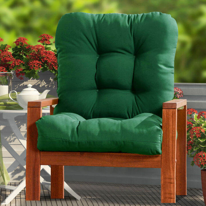 Highback Garden Dining Chair Cushion Pad Outdoor Furniture High Back  Recliner