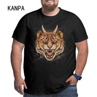 Animal Tiger Men T Shirt Trendy Men Clothing Tee