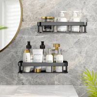 【HOT】✾△﹊  Drilling Shelves Shower Holder Rack Shampoo Shelf Basket Accessories