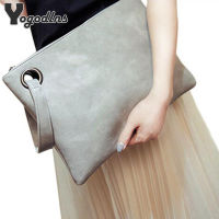 Fashion solid womens clutch bag leather women envelope bag clutch pu leather bag female Clutches sac Immediay shipping