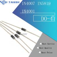 100PCS 1N4007 1N5819 1N4001 UF4007 FR107 FR157 FR207 1N4004 1N4937 HER107 RL207 1N5817 1N5399 DO-41 Rectifier Diode WATTY Electronics