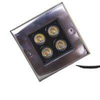 【LZ】✓℗۞  LED Square Enterrado Stair Lights contorna os holofotes Step Lamps ao ar livre IP68 4W