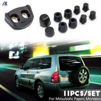 11Pcs Car Door dampers Male buffer pad bump stop Shock rubber for Mitsubishi Pajero Montero MB893757 V31 V32 V33 V43 V45 V73 V77