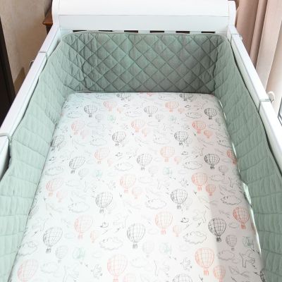 Baby Cot Bumper All Round Padded Crib Bumper Wrap Around Protection Cotton Crib Bumpers Bedding Baby Available in 2 Size D08C