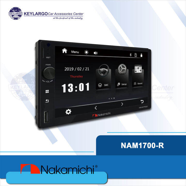 NAKAMICHI NAM1700R support android smartphone link headunit mirror link ...