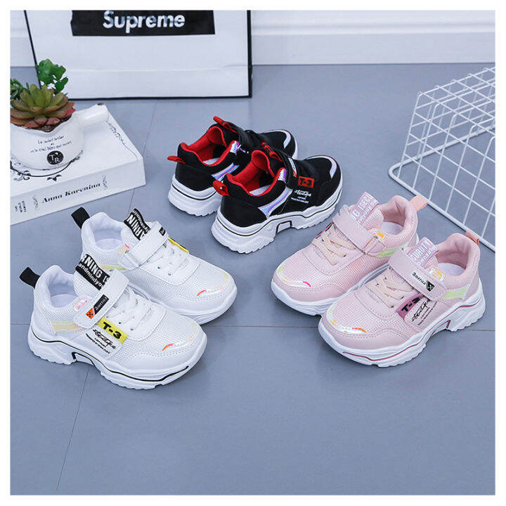 Girls velcro running outlet shoes