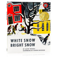 White snow bright snow English original caddick Gold Award English childrens picture story book classic picture book