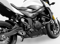 GSXS750เบลลี่แพนล่างสำหรับเครื่องยนต์สปอยเลอร์ภาพกรอบปกป้องป้องกันล่างสำหรับ Suzuki GSX-S750 GSX S750 2017 2018 2019 2020 2021 2022 2023