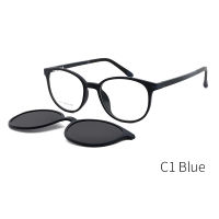 TANGOWO Vintage Sunglasses Women Man glasses Clip on Brand Designer Optical Myopia Eyeglass Frame Magnetic Multifunction T6201