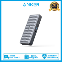 Anker USB C แท่นวางมือถือ,Powerขยาย9-In-1 USB-C PD Dock, 60W ชาร์จสำหรับแล็ปท็อป,20W ส่งพลังงานชาร์จ,4K HDMI และ DisplayPort, USB 3.0และ USB ข้อมูล2.0,กิกะบิตอีเธอร์เน็ตเสียง3.5มม