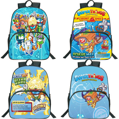 Mochila การ์ตูนเกม Superzings 8กระเป๋านักเรียนสำหรับนักเรียนเด็ก SuperThings กระเป๋าเป้สะพายหลังสาวเด็กน่ารัก B Agpack วัยรุ่นกระเป๋าเดินทาง