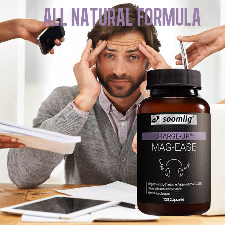 Highly Absorbable Chelated Magnesium with LTheanine, Vitamin B2 and