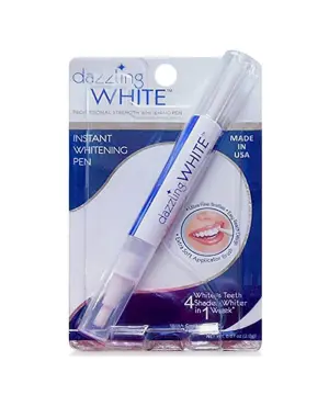 Có bất kỳ hạn chế nào khi sử dụng bút tẩy trắng răng Dazzling White không?
