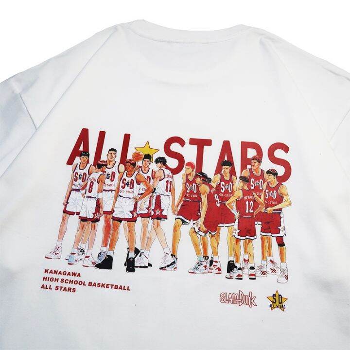 ข้อเสนอพิเศษ-tshirt-เสื้อยืดคอกลม-พิมพ์ลายการ์ตูน-slam-dunk-แฟชั่นฤดูร้อน-2022-s-5xl-s-5xl
