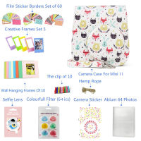 CAIUL Accessorie kit Compatible with Fujifilm Instax Mini 11 Instant Film Camera for kids Included case + more-Cute animal