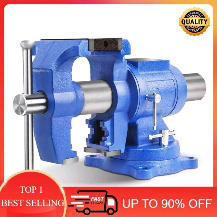 Multi-Purpose Work Bench Vise Heavy Duty Bench Clamp Rotating Jaws 360 ...