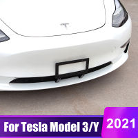 For Tesla Model3 Model 3 Y 2021 2022 M3 Car Front License Plate Frame Free Perforation Aluminum Number Plate Frame Accessories