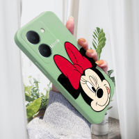 เคสโทรศัพท์ Hp สำหรับ VIVO Y27 5G เคสโทรศัพท์ตัวการ์ตูน Minie ปลอกซิลิโคนของเหลวแบบนิ่มดั้งเดิมคลุมทั้งหมดเคสป้องกันทนแรงกระแทกกล้อง