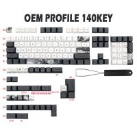 ฝรั่งเศสเยอรมันแป้นพิมพ์ย้อม OEM สำหรับ Rk61 Gk61 68 980 108 QWERTZ AZERTY MX Keycaps