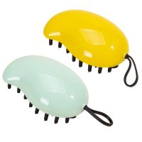 ﹍♘✧ Bath SPA Shower Massage Brush Ergonomic Handheld Shower Head Scalp Scrubber Exfoliator Wet and Dry with Soft Bristles for Men