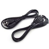 1.4M 2ft AC EU US Power Supply Cable Cord 2-Prong Pin Lead Wire Power adapter connector line wire For Desktop Laptop